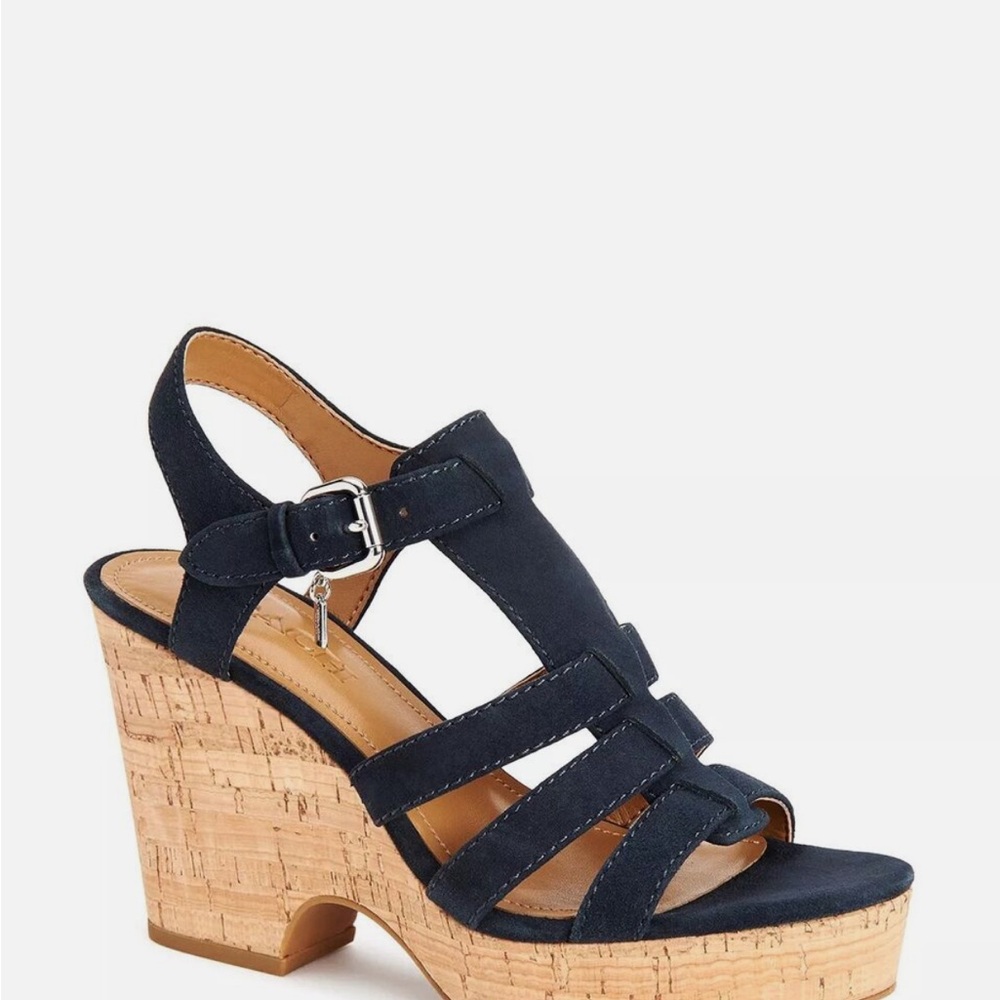 Coach Kennedy Wedge Sandals size 9 excellent condition